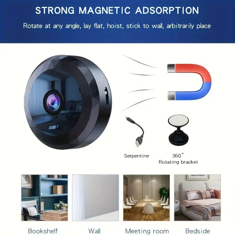 Mini câmera 1080P wifi
