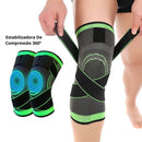 Joelheira de compressão ortopédica.